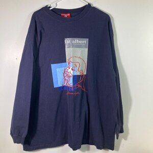 Mens Vintage Platinum Fubu Fat Albert and the Junkyard Gang Graphic Tee Zeep XXL